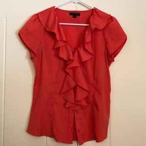Coral blouse
